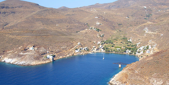 Aerial View of Livadi Serifos